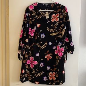 Express Floral Midi Dress